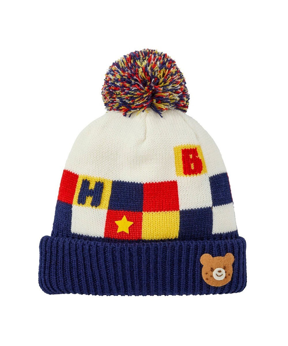 MIKI HOUSE HOT BISCUITS 【46-56cm】 カラフルブロック フード 