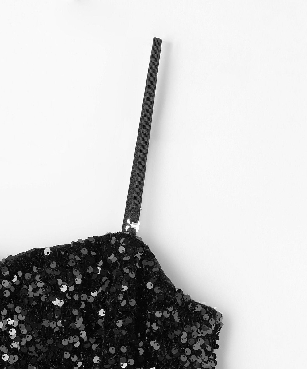 NAVE 【Nave・洗える】スパンコール ビスチェ 