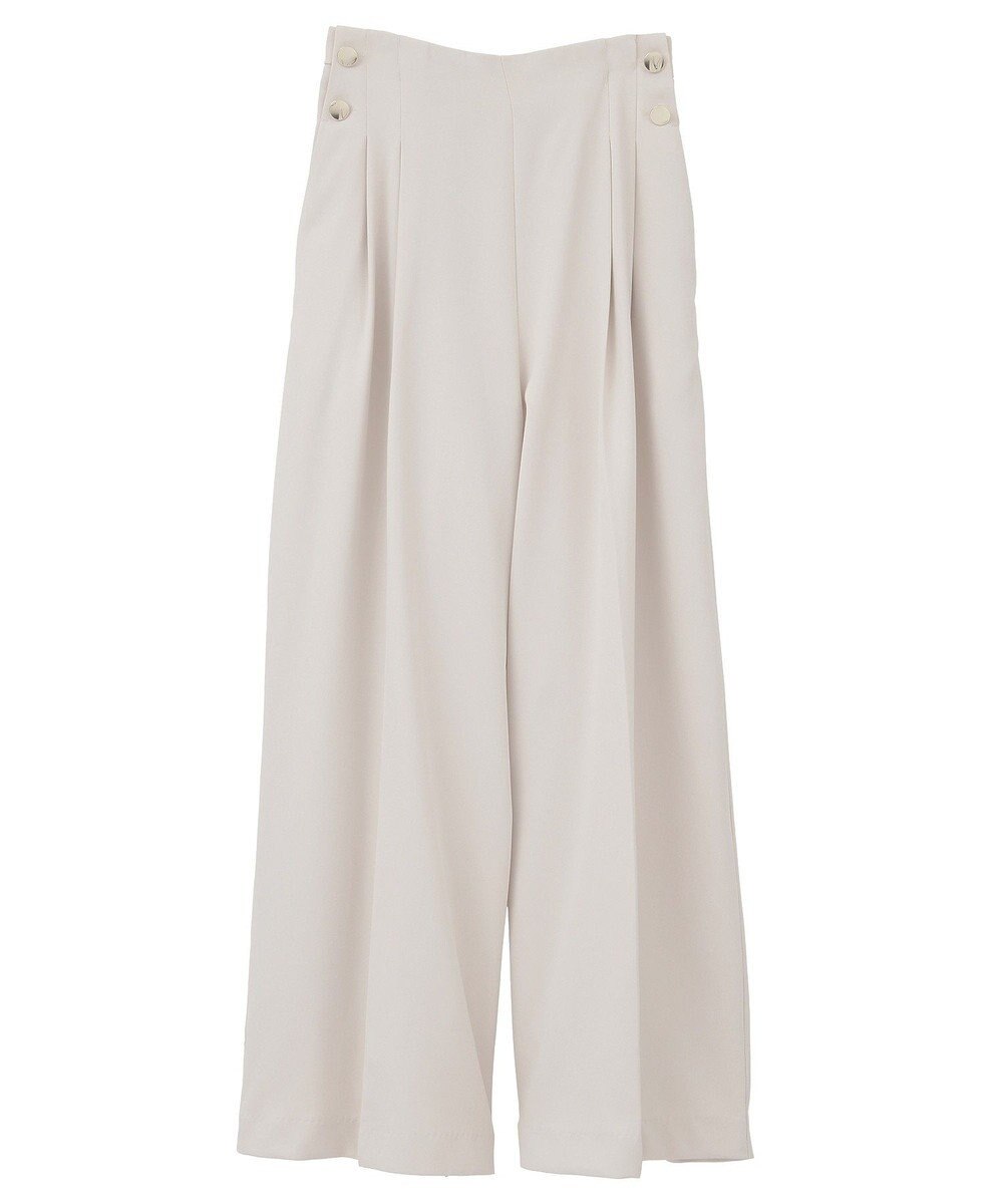 YECCA VECCA 金釦ワイドパンツ 