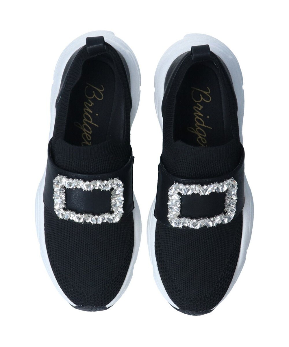 Bridget Birkin 【Bridget Birkin】ビジューバックルニットスニーカー 