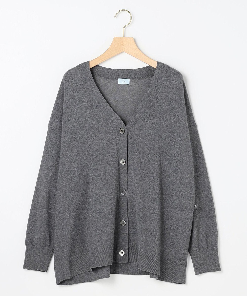 組曲 【加藤ローサさん着用 / 2WAY】スムースストレッチカシュクール カーディガン 