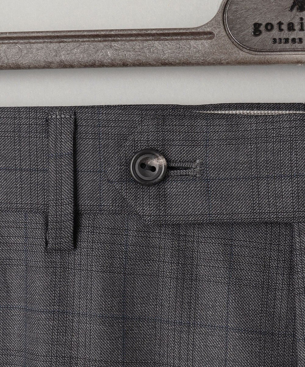 GOTAIRIKU 【Loro Piana Fabric】365 通年スーツ(グレーー×格子) 