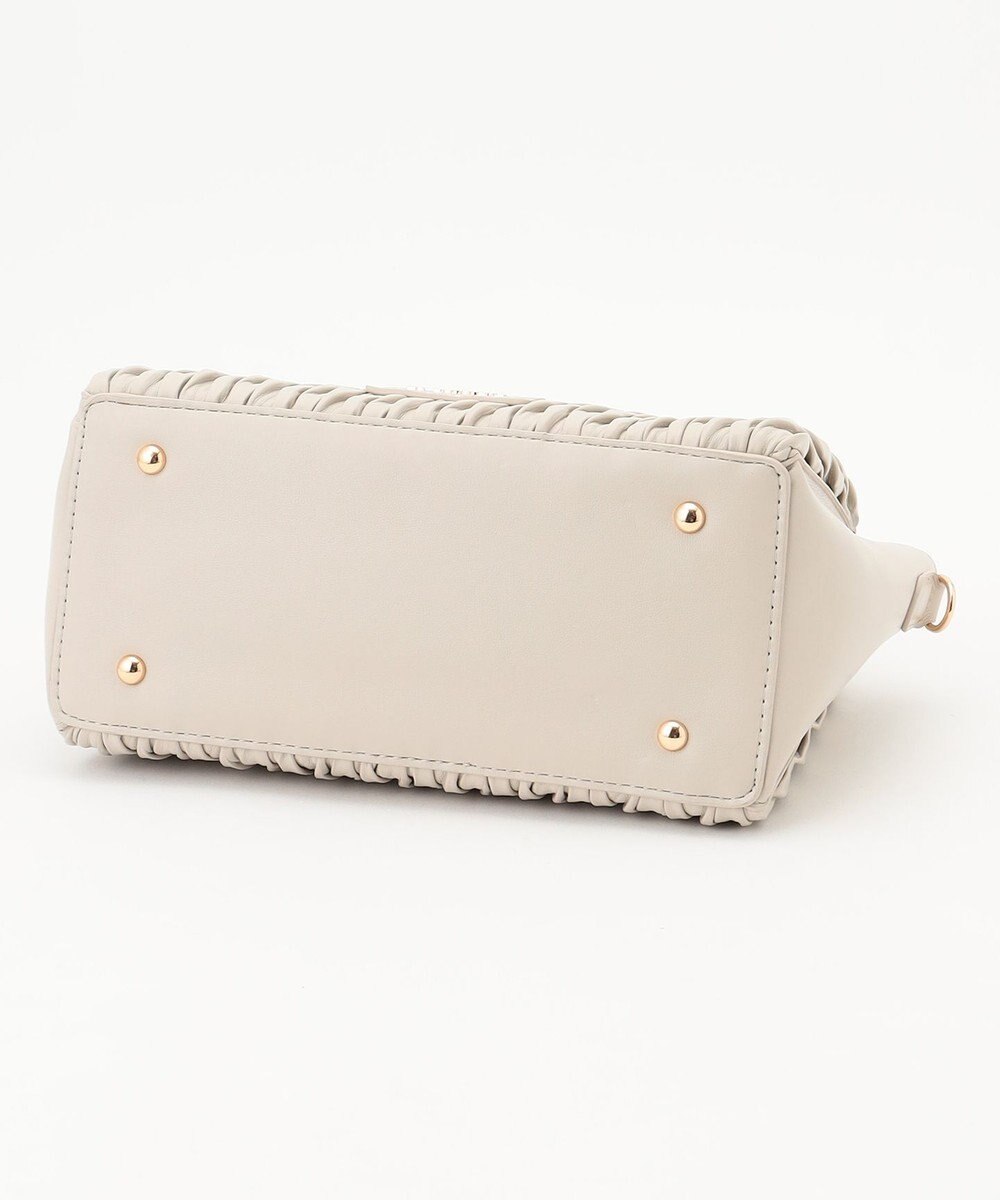 LA BAGAGERIE ランダムプリーツ2WAYハンドバッグ 