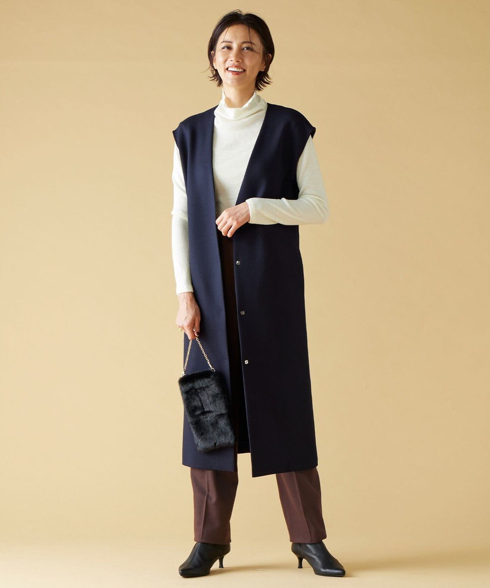 自由区 【2WAY】ライトウールダブルクロス ジャンパースカート 