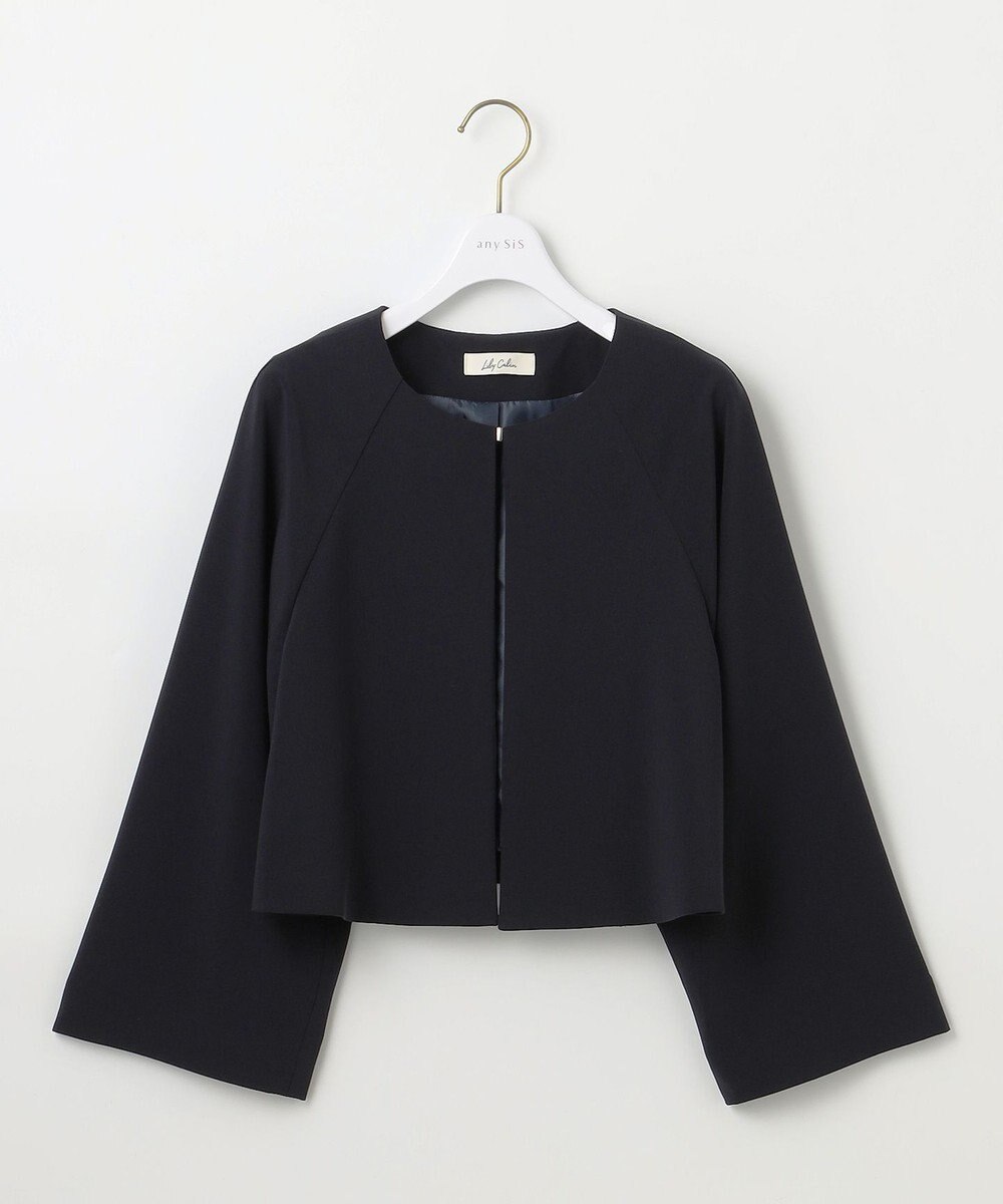 ANY SIS 【洗える】セレモニークロップド ジャケット 