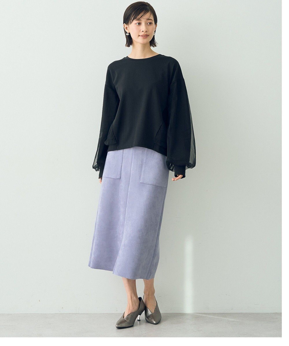 YECCA VECCA チュールMIXプルオーバー 