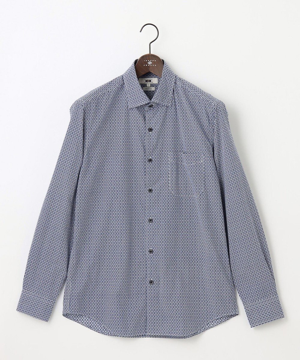 JOSEPH ABBOUD 【キングサイズ・オーガニックコットン使用】コットンプリント シャツ 