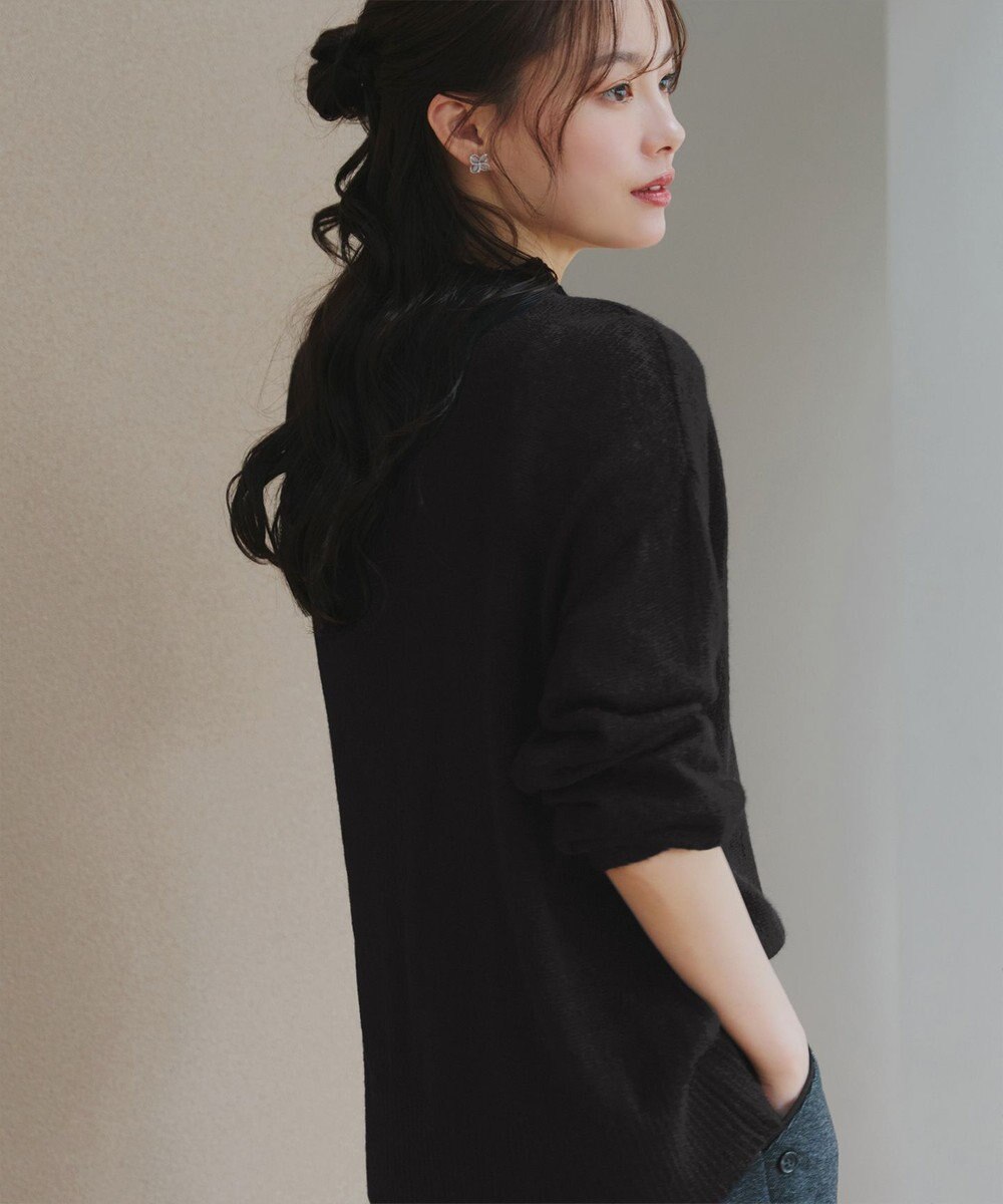 Tiaclasse 【洗える】シアープルオーバーニット 