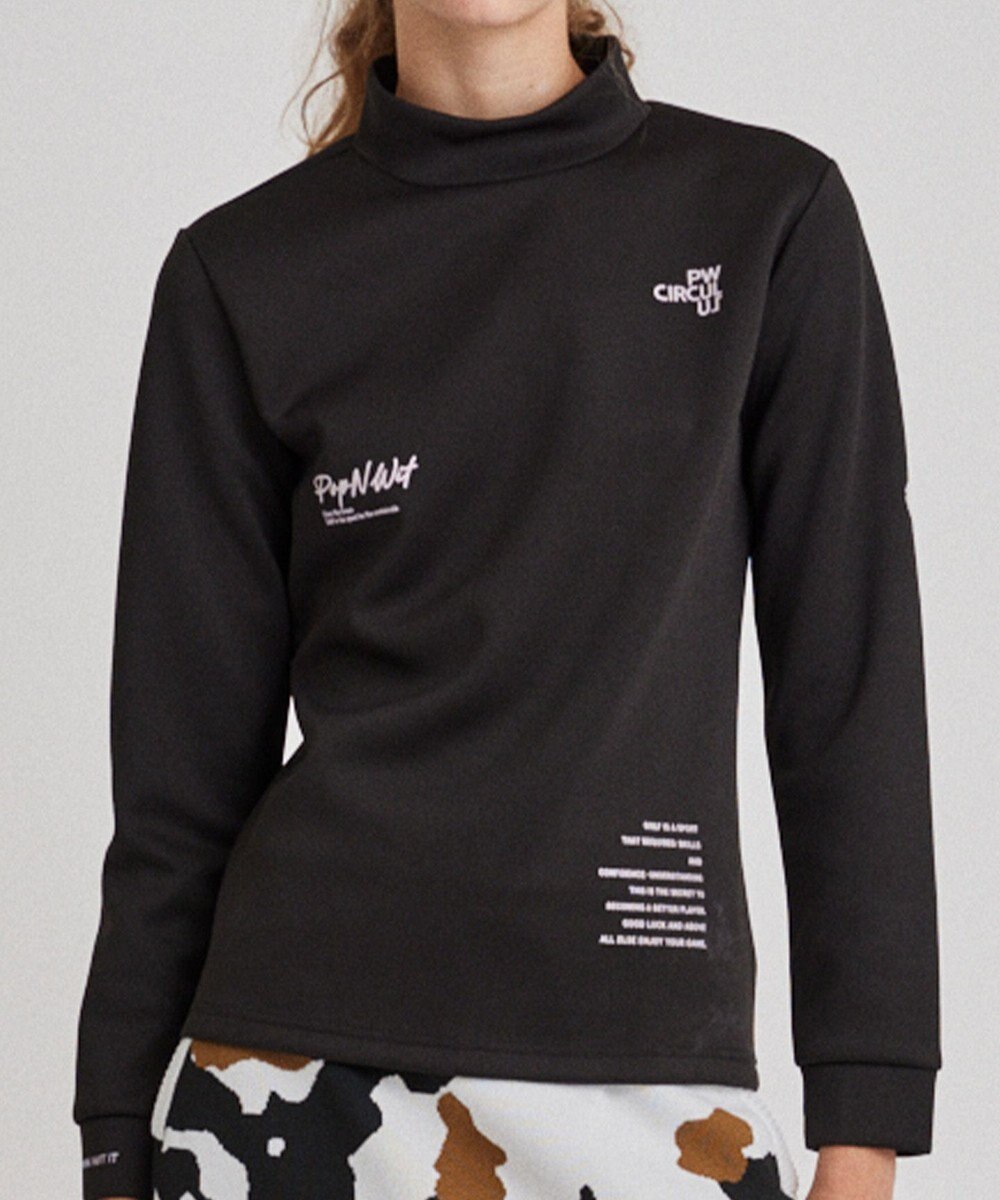 PW CIRCULUS 【ストレッチ / 快適 / 一枚でサマになる】【WOMEN】NEW ロングスリーブモック T 