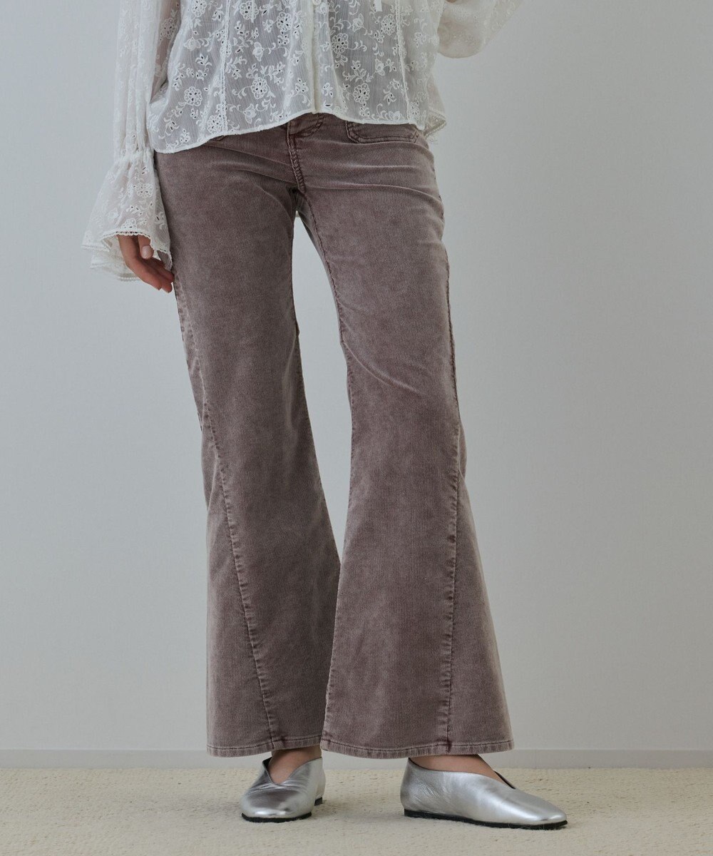 GRACE CONTINENTAL コーデュロイフレアパンツ 