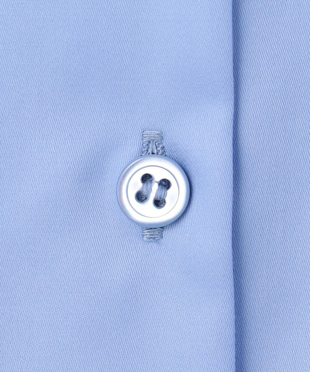 ICB 【洗える】 コットンサテンシャーティング シャツ 