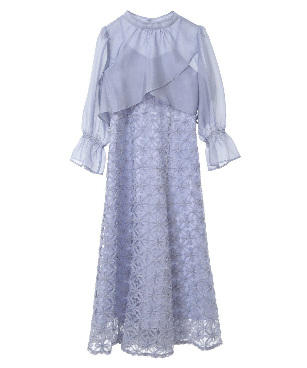 earth music&ecology SET2点シアーブラウス＋3Dレースワンピース 