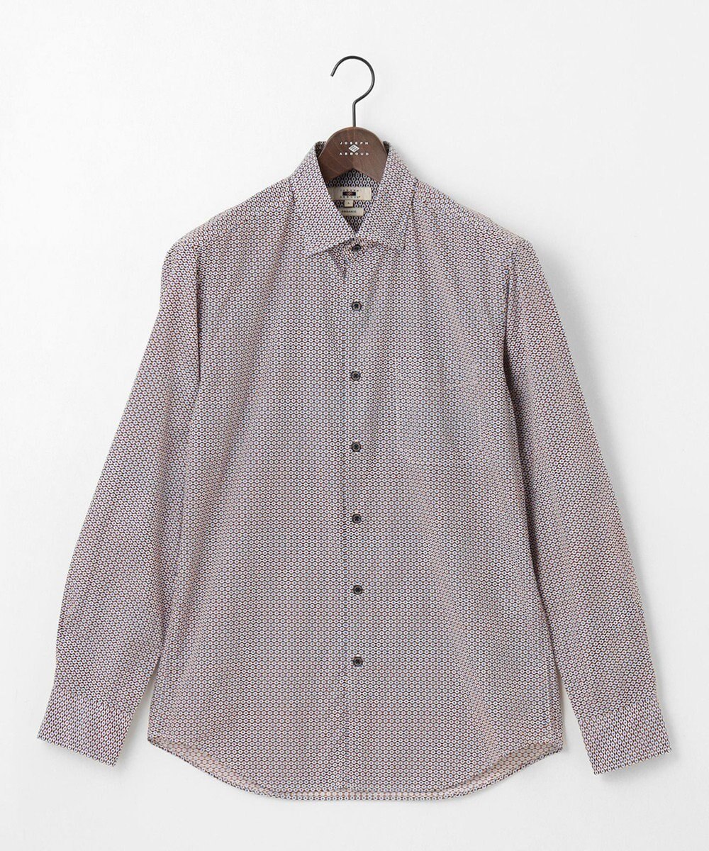 JOSEPH ABBOUD 【キングサイズ・オーガニックコットン使用】コットンプリント シャツ 