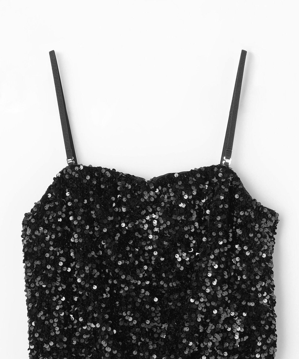 NAVE 【Nave・洗える】スパンコール ビスチェ 