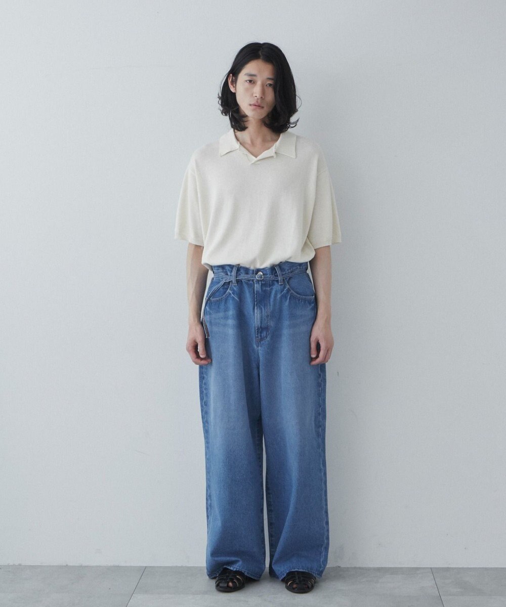 WEGO 【ユニセックス着用ITEM】スキッパーニットポロ 