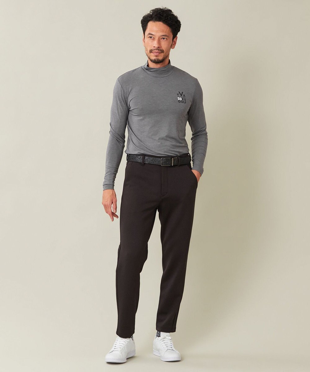 23区GOLF 定番あたたかインナー【MEN】エニワイズ無地 カットソー 