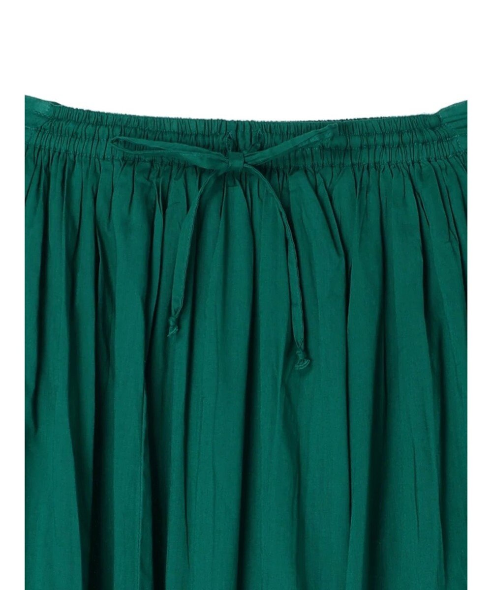 earth music&ecology コットンボイルボリュームスカート 