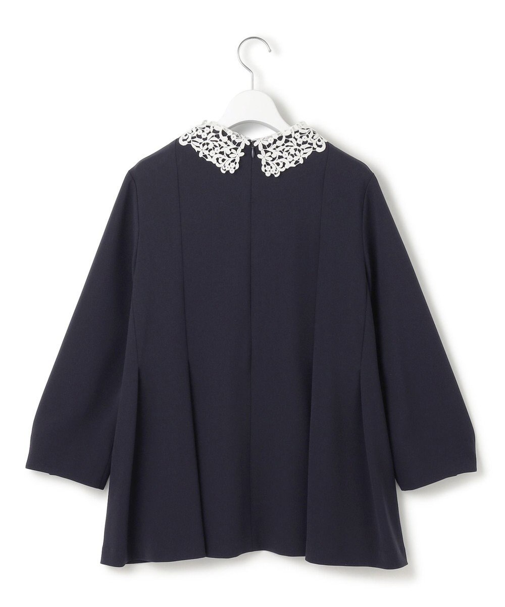 23区 【VERYコラボ】トリアセダブルジョーゼット レース襟 ブラウス 