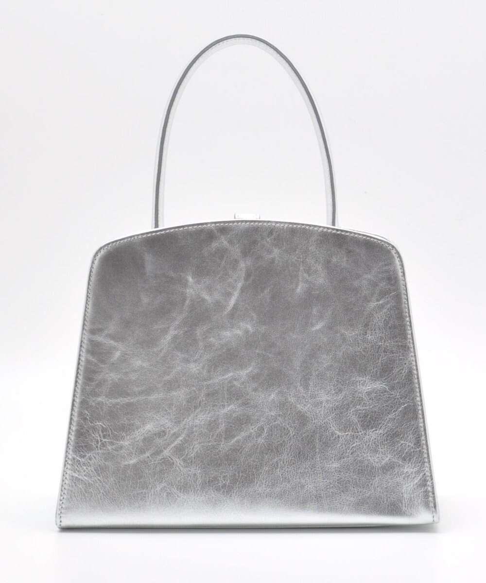 blancle メタリックレザー ワンハンドルフォーマルバッグ 