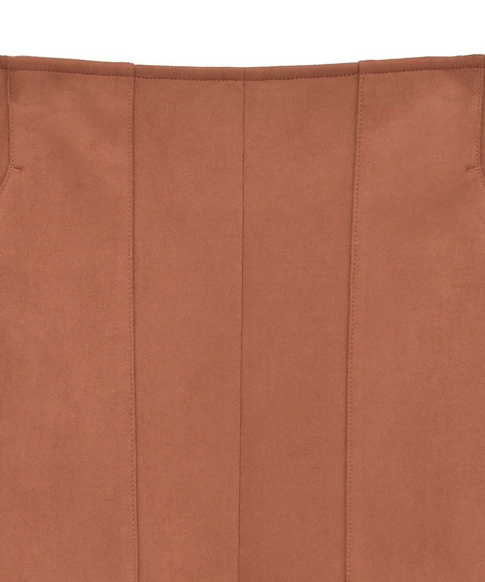 YECCA VECCA ハイウエストフェイクスエードスカート 