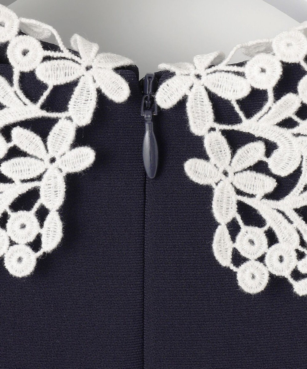 23区 【VERYコラボ】トリアセダブルジョーゼット レース襟 ブラウス 