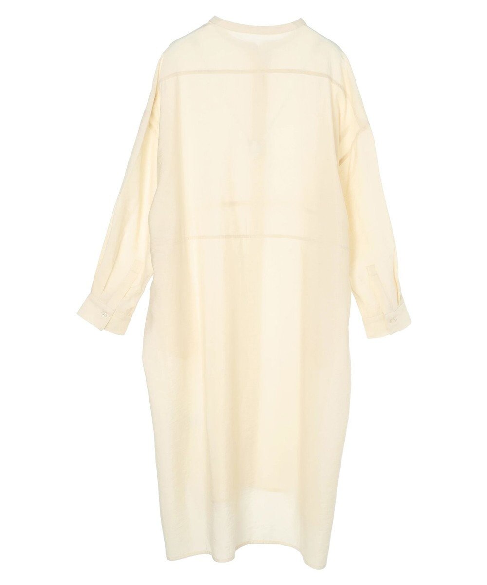 AMERICAN HOLIC 接触冷感バンドカラー切替シャツワンピース 