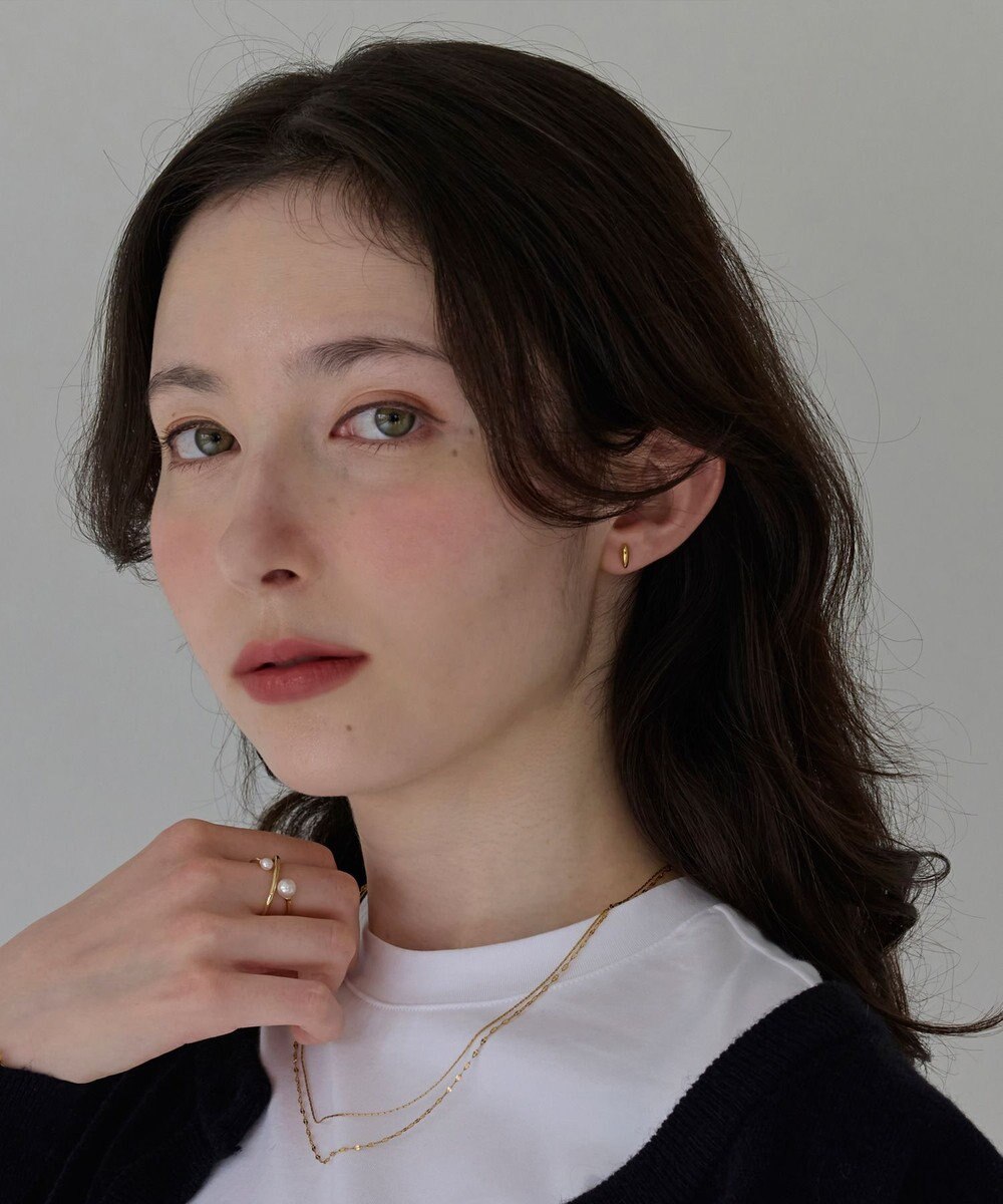 Phoebe 【金属アレルギー対応】ダブルチェーンネックレス　ゴールド/サージカルステンレス 