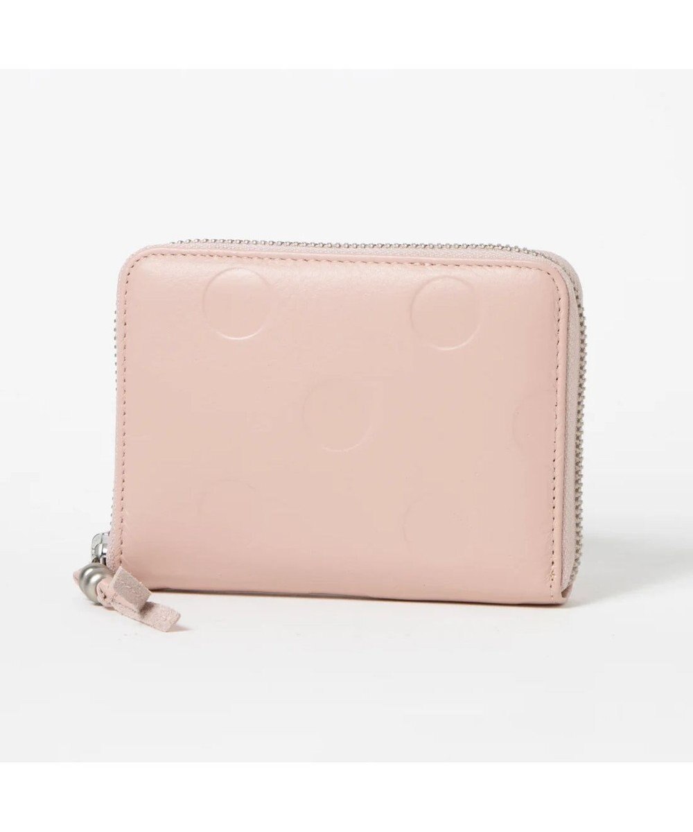 UNBILLION ペルケ perche / ドット型押しラウンドパームフィット財布 