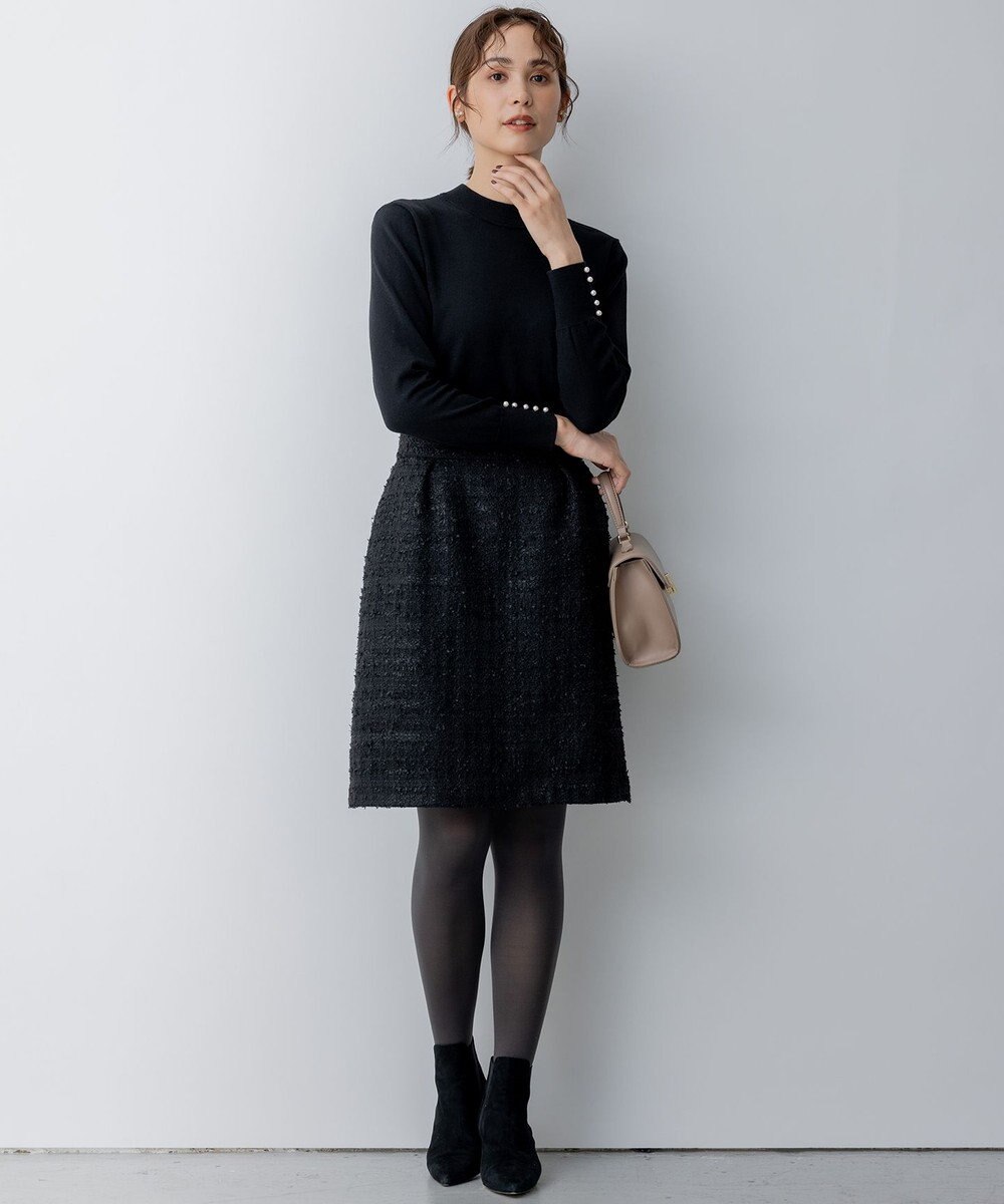 組曲 L ファンシーツィード ミニスカート 