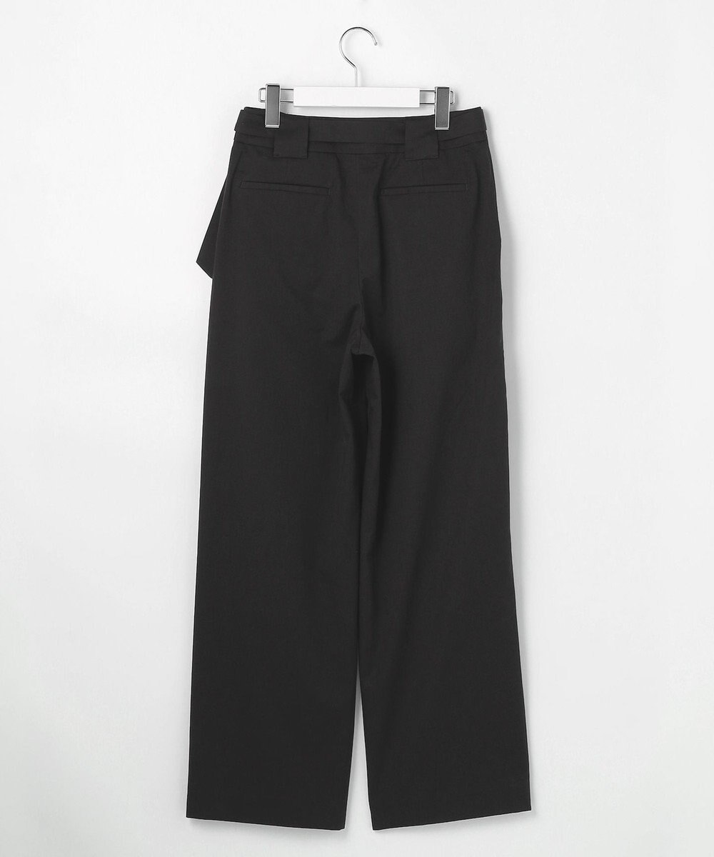 自由区 【カトリエムブーケ】Boucle de ceinture ワイドストレートパンツ 