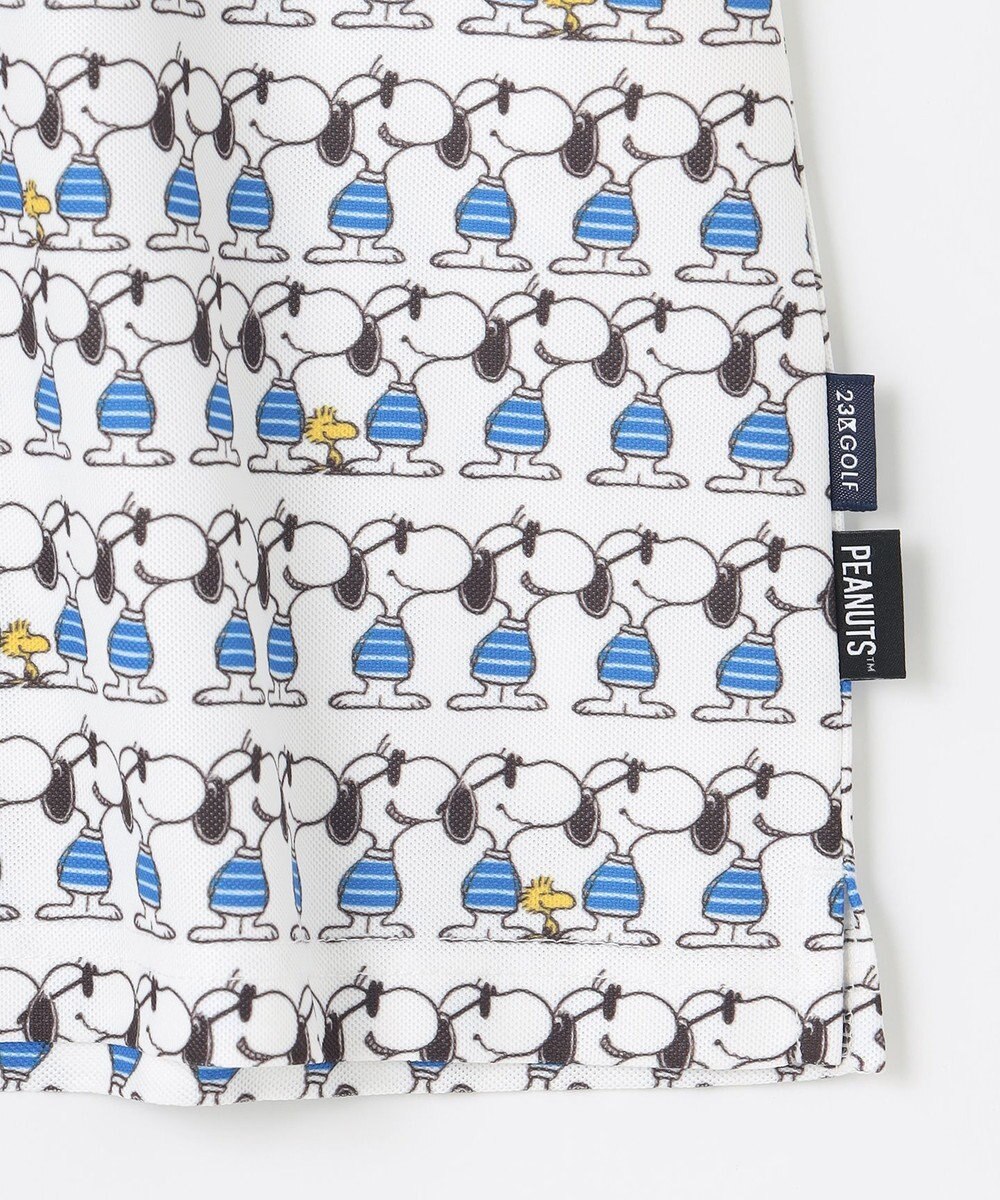 23区GOLF 【PEANUTS】【WOMEN】スヌーピーコラボ 総柄ポロシャツ 