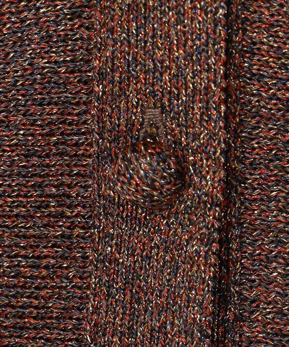 自由区 【カタログ掲載】カラーミックスラメ カーディガン 