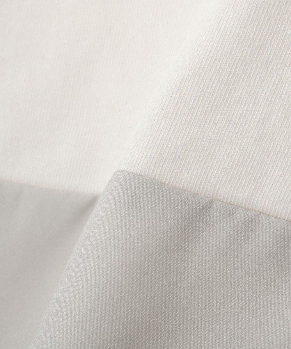 Green Parks ７分袖サイドシャーリングドッキングプルオーバ 