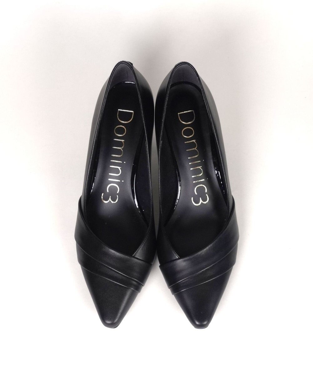 Dominic3 切り替えデザイン ヒールパンプス 