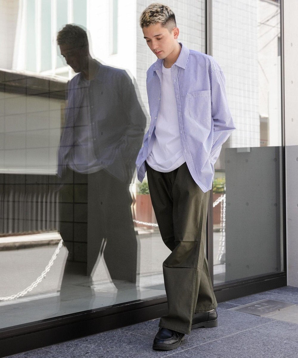 WEGO バックサテンワイドミリタリーパンツ 