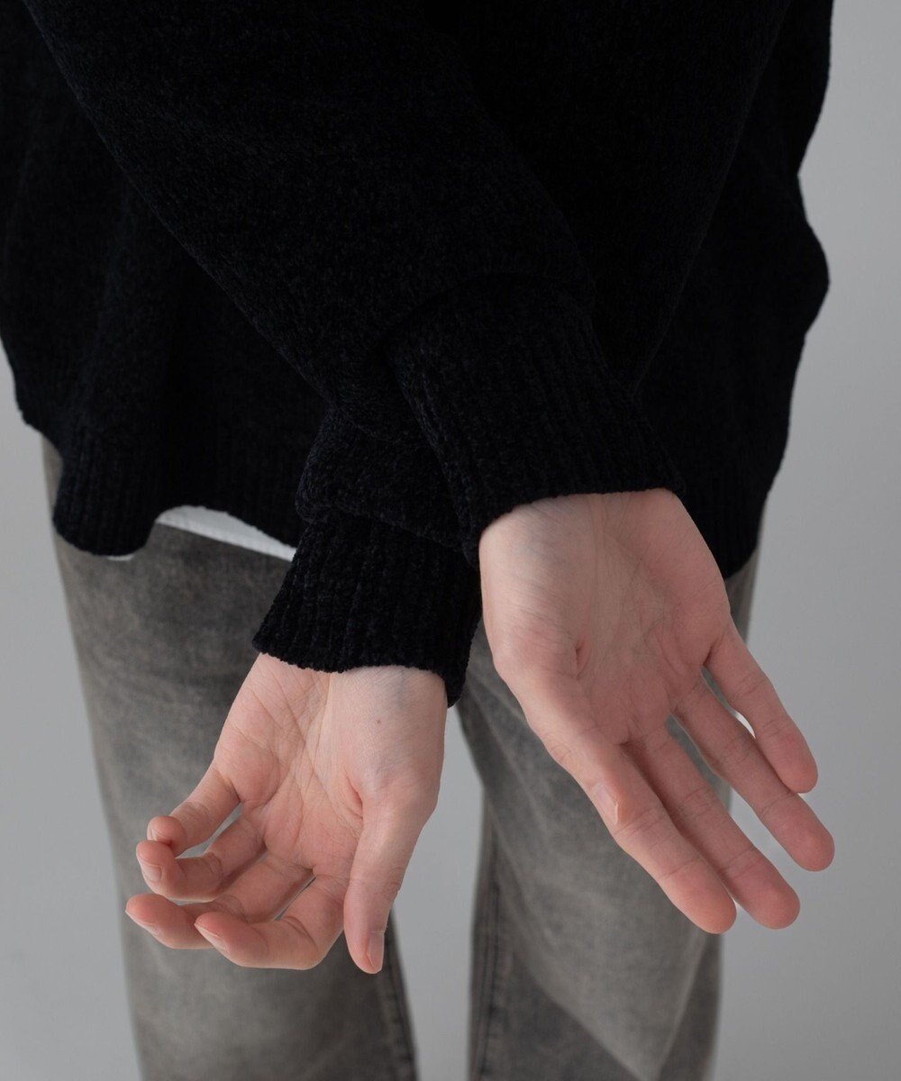 WEGO 【ユニセックス着用ITEM/MLサイズ展開】ベロアモールプルオーバー 