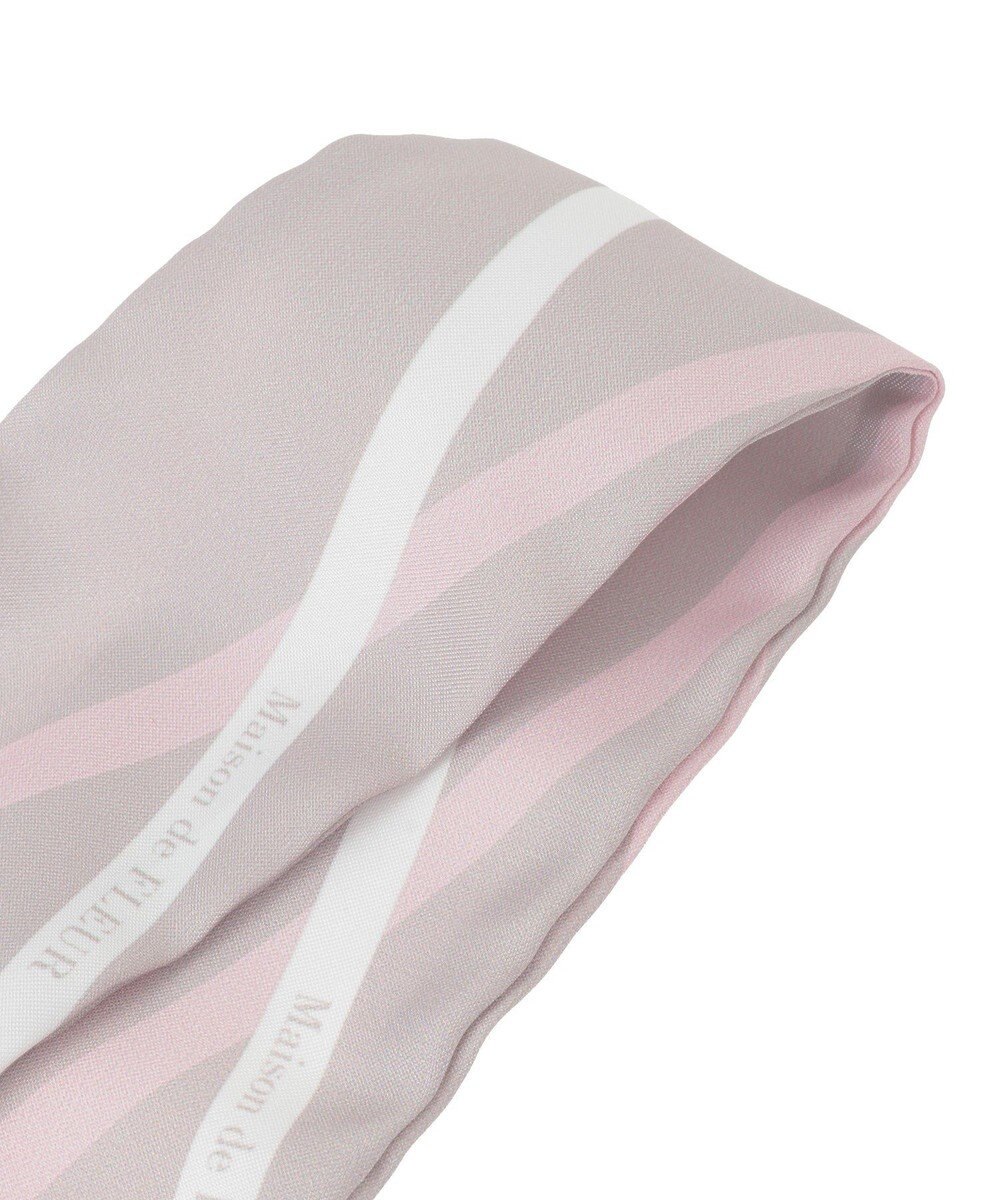 Maison de FLEUR リボンモチーフ柄スカーフ 