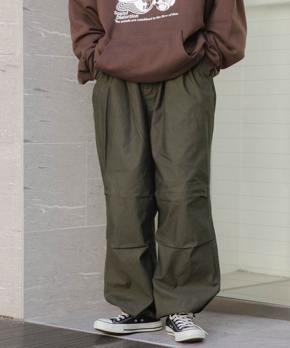 WEGO バックサテンワイドミリタリーパンツ 