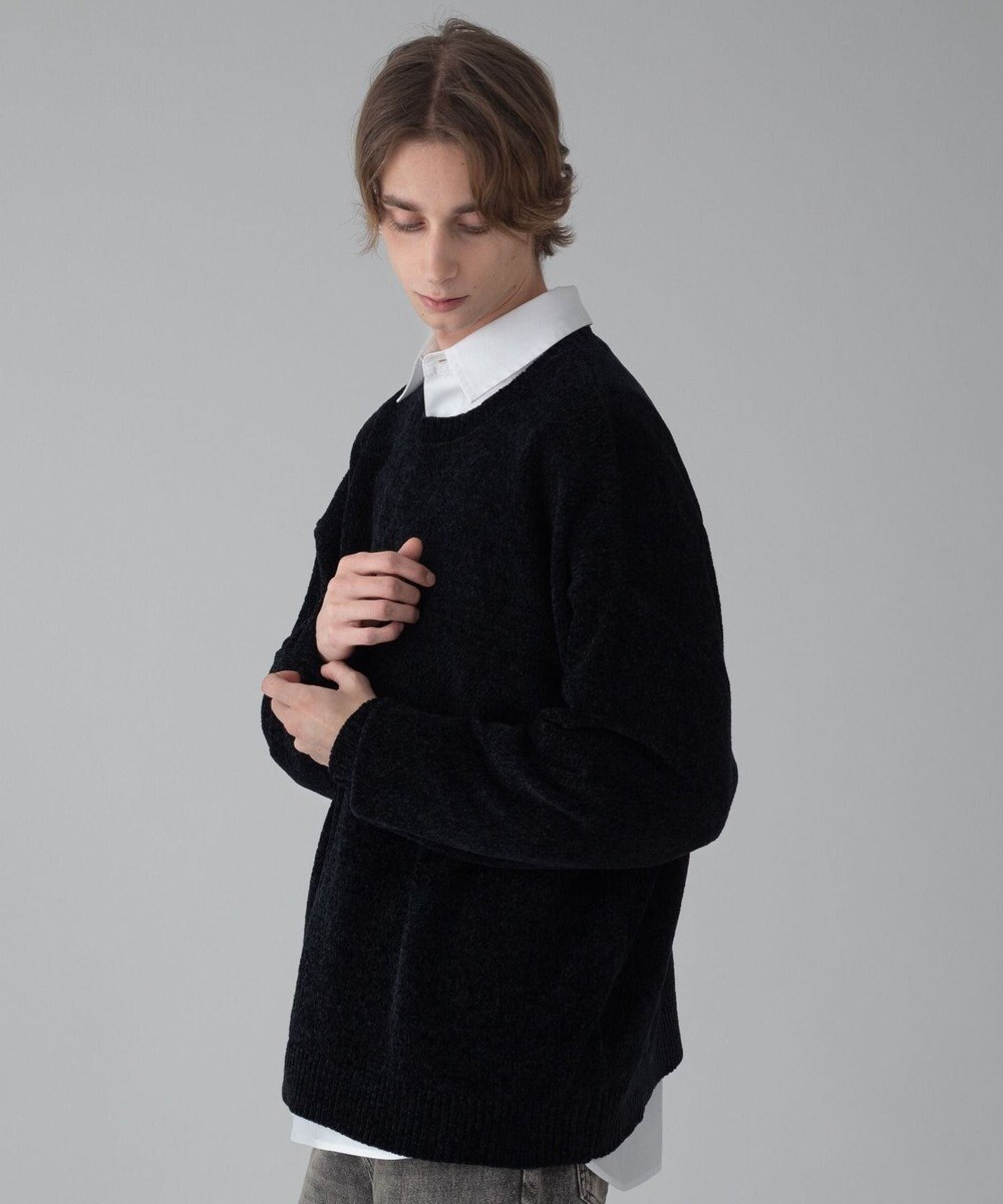 WEGO 【ユニセックス着用ITEM/MLサイズ展開】ベロアモールプルオーバー 