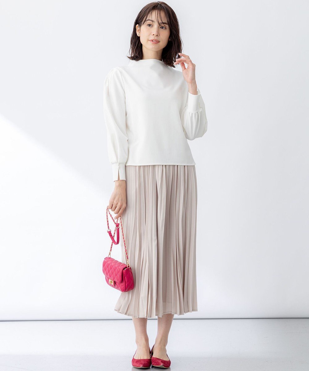組曲 【WEB限定・2SET】ポンチトップス×プリーツスカートセットアップ 