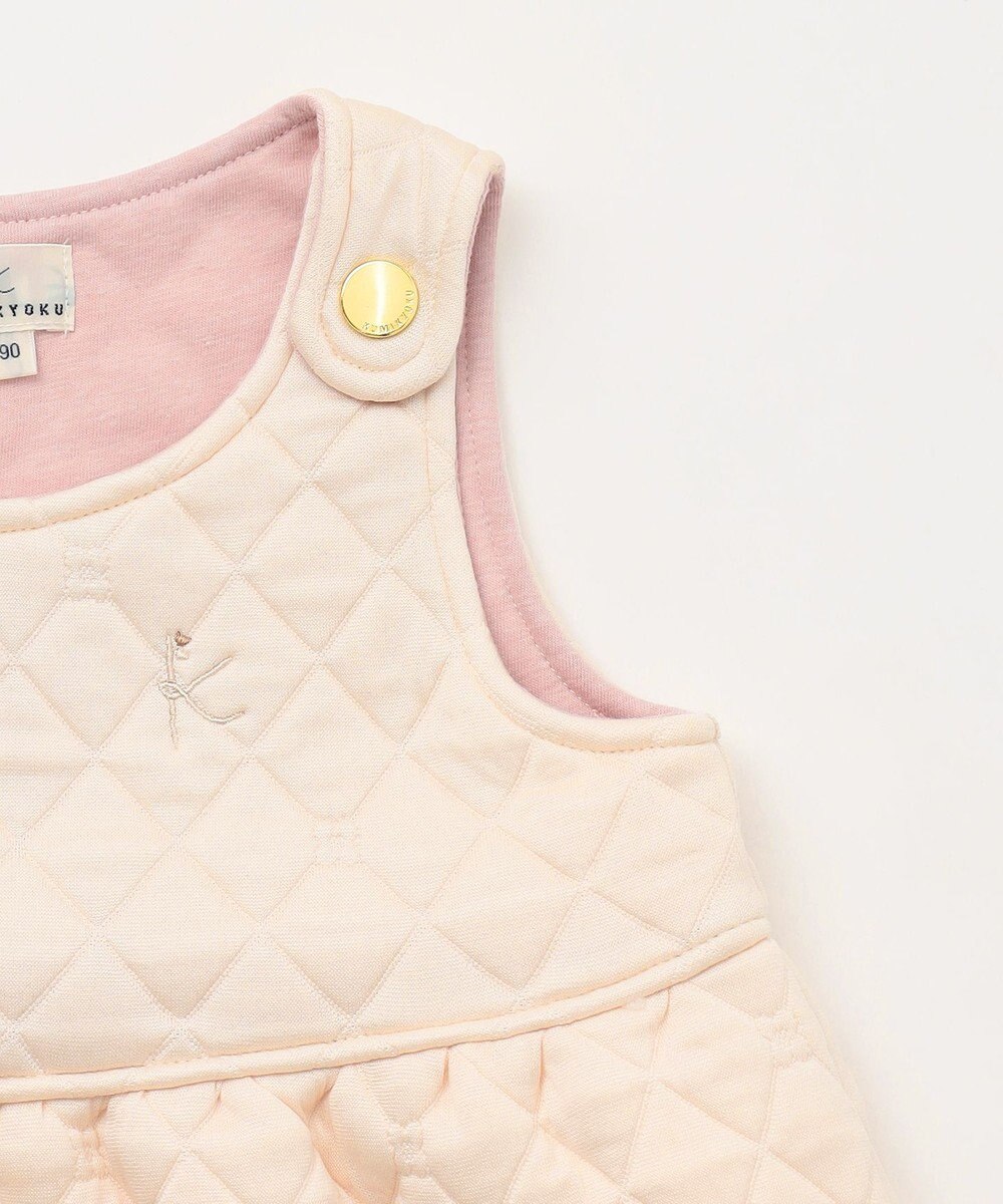 組曲 KIDS 【80-100cm】キルトジャガード ジャンスカ 