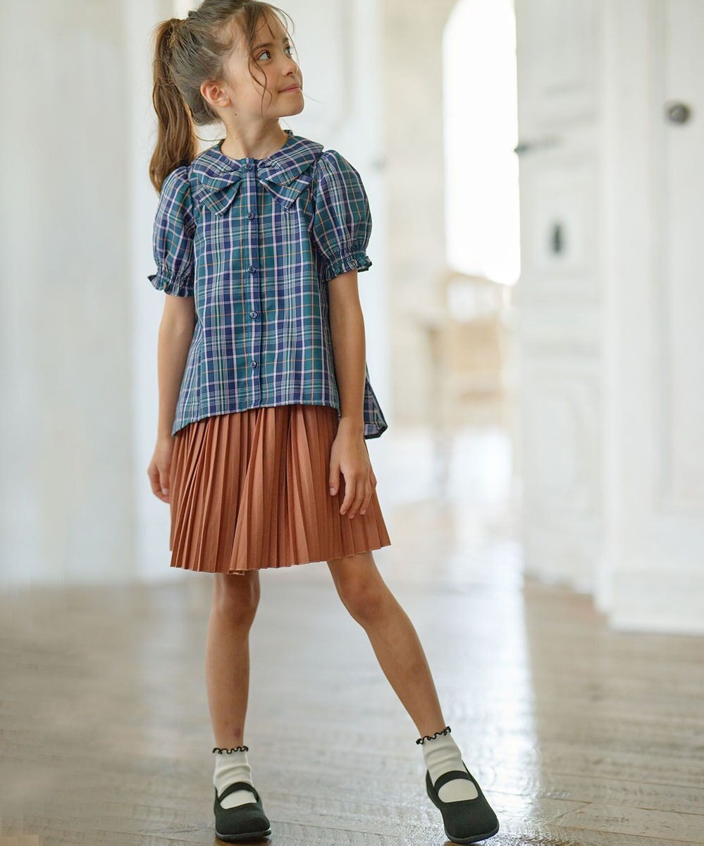 組曲 KIDS 【110-140cm】ブリティッシュ ブラウス 
