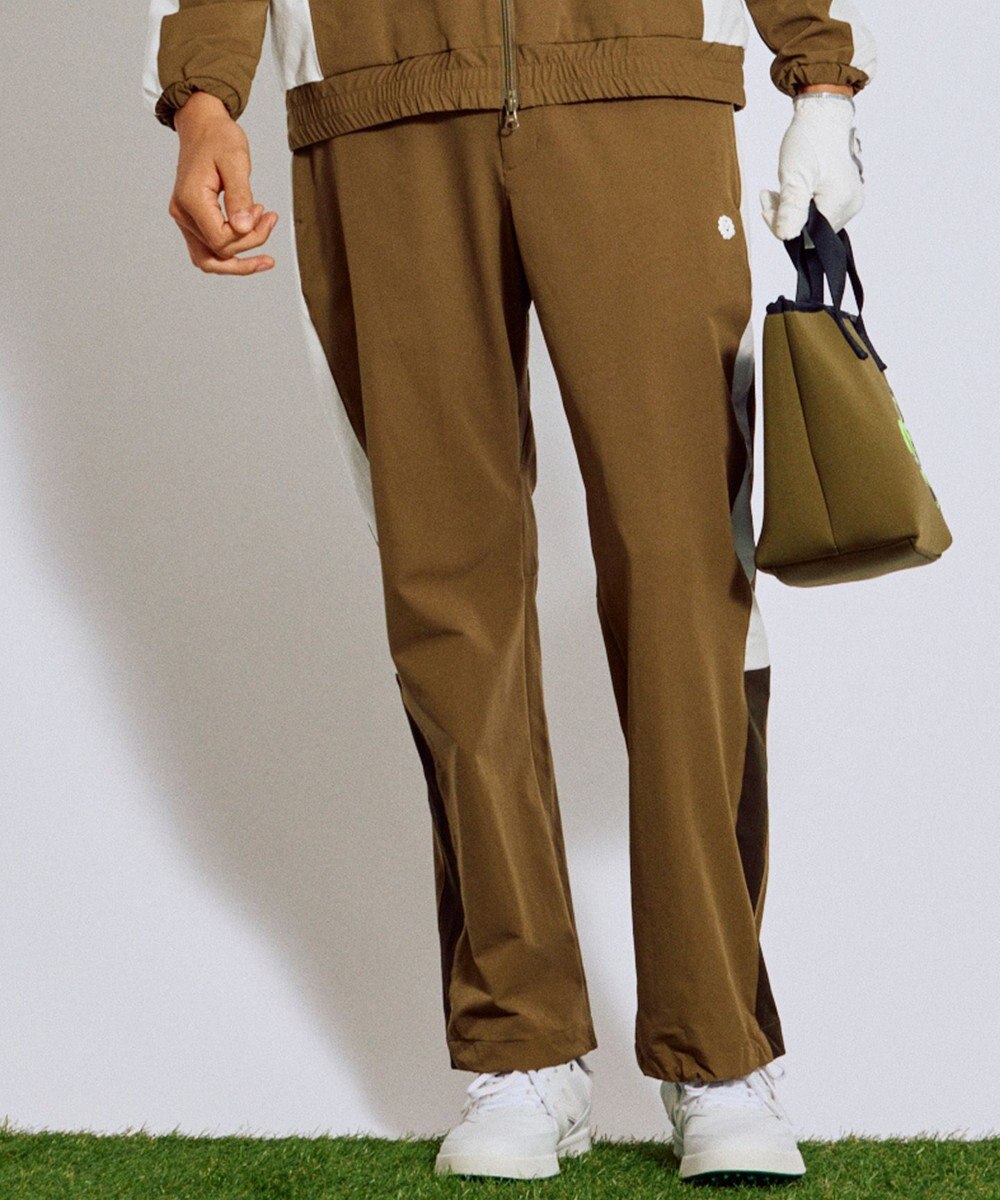 PW CIRCULUS 【MEN】サイドラインストレートワイドパンツ ゴルフ 
