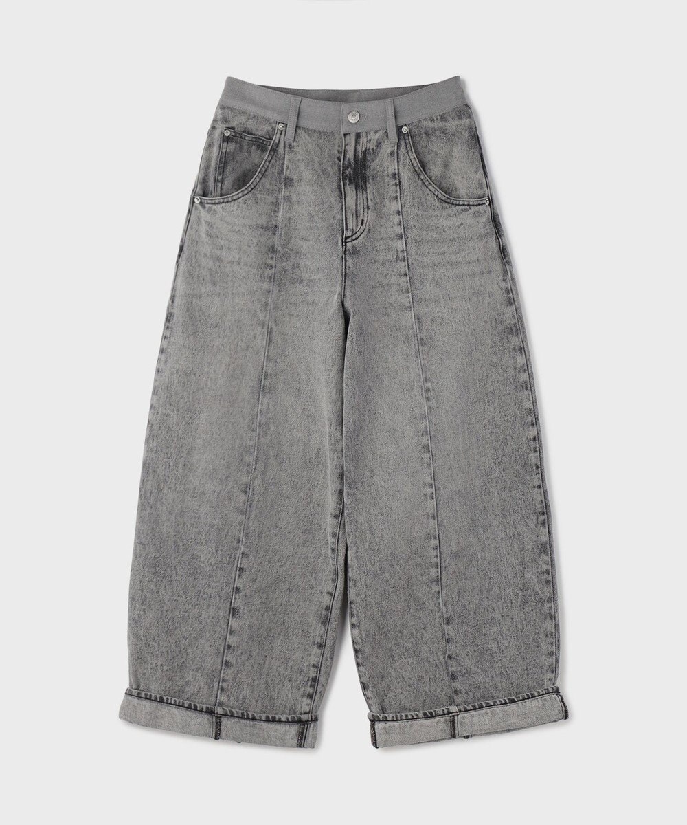 GRACE CONTINENTAL クロップトバレルパンツ 