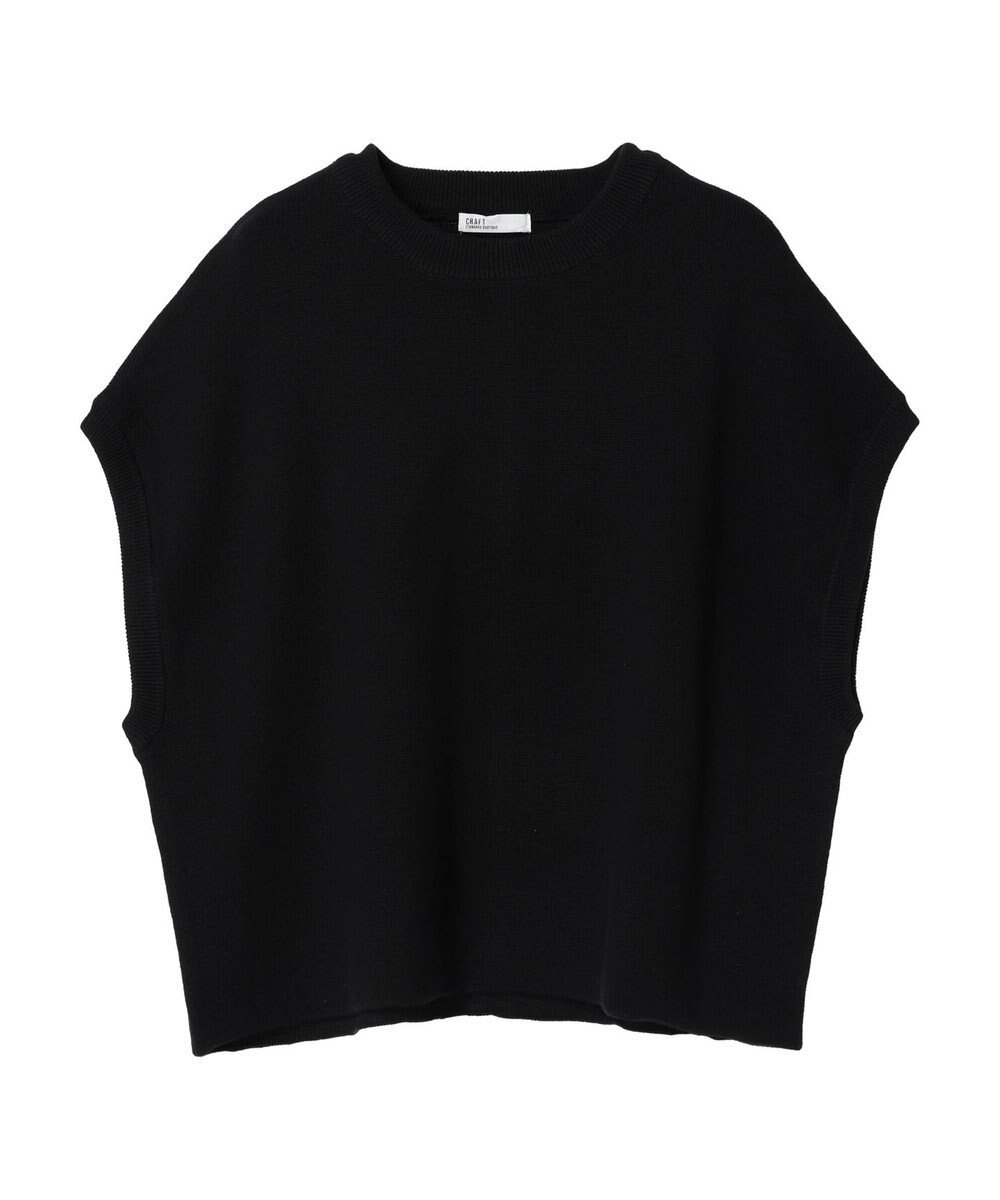 CRAFT STANDARD BOUTIQUE 配色クルーネックニットベスト 