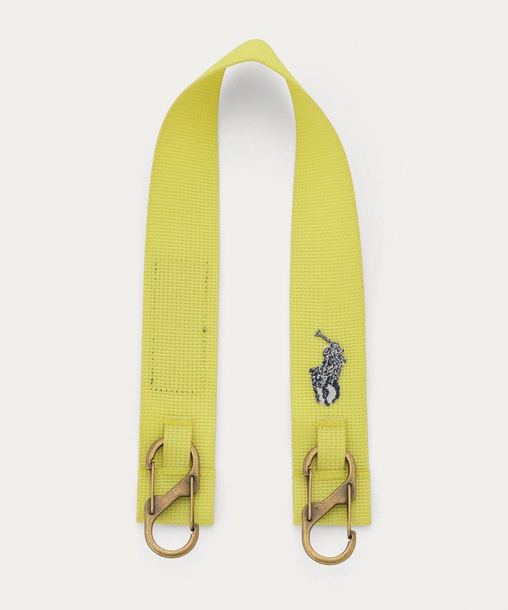 MOONBAT POLO RALPH LAUREN(ポロ ラルフローレン)カラビナ付き ストラップベルト 無地 撥水加工 