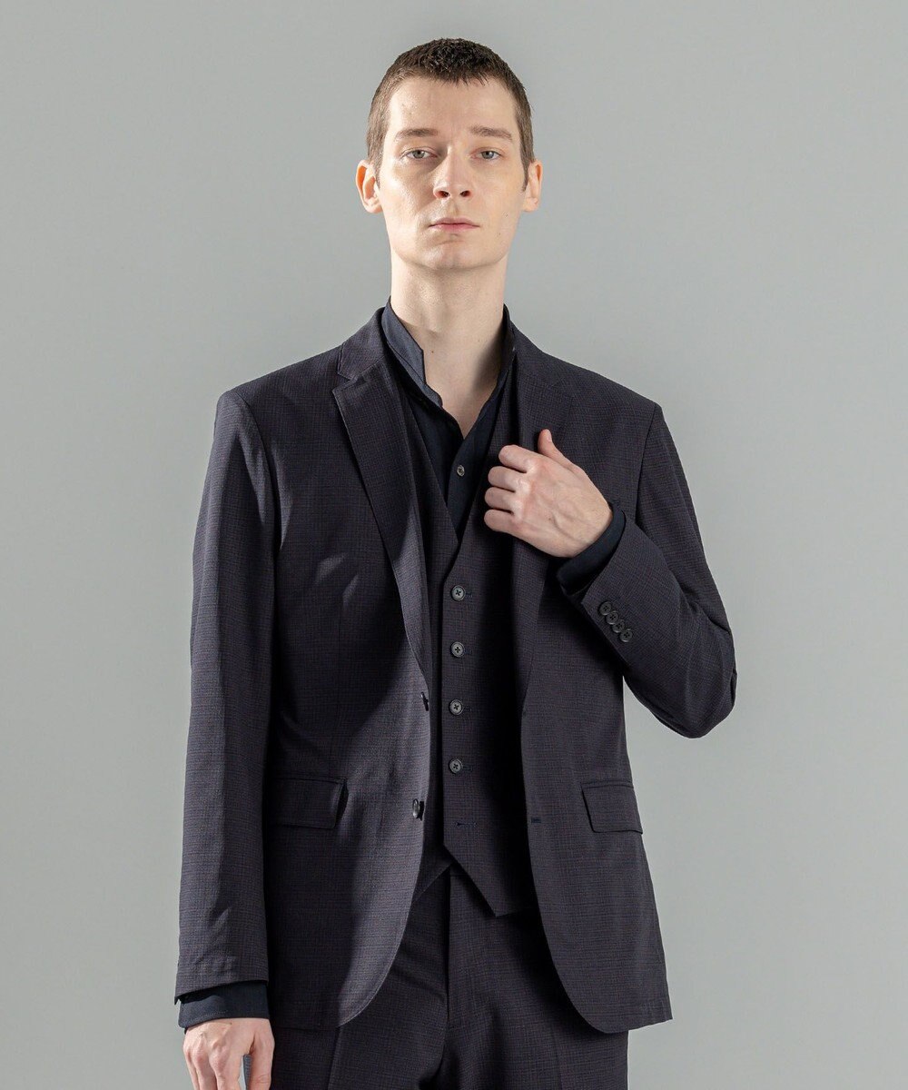 JOSEPH HOMME 新型・新柄【洗える/ストレッチ/シワになりにくい/セットアップ対応可】クールドッツストレッチ 　ジャケット 