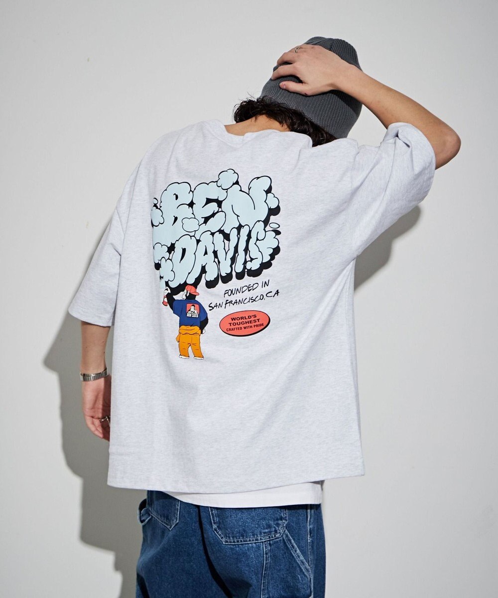 WEGO 【ユニセックス着用ITEM/綿100％/SMLサイズ】別注ベンデイビスプランプロゴT 