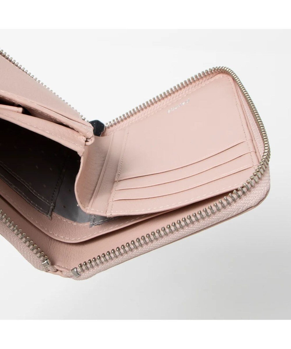 UNBILLION ペルケ perche / ドット型押しラウンドパームフィット財布 