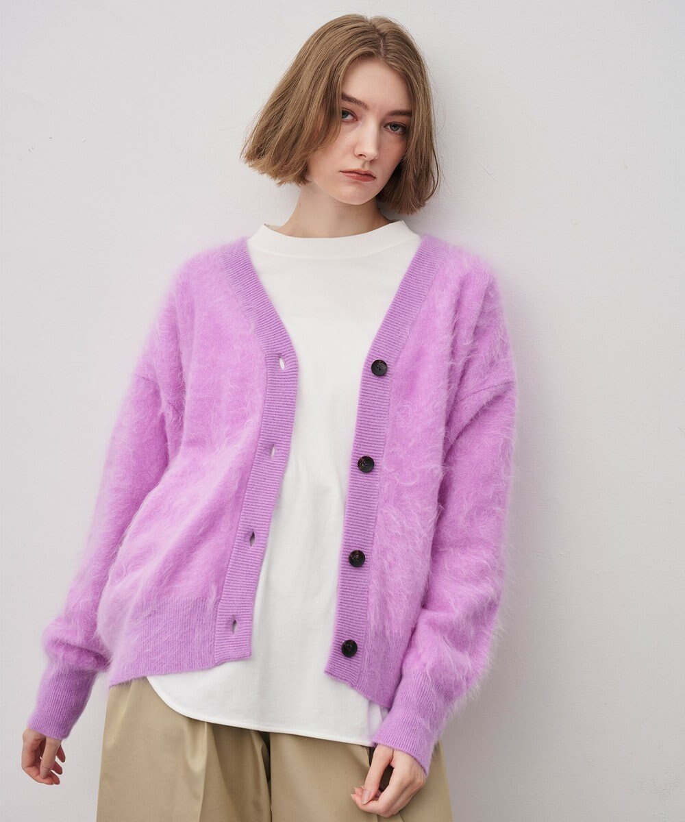 uncrave カシミヤファーニット カーディガン 